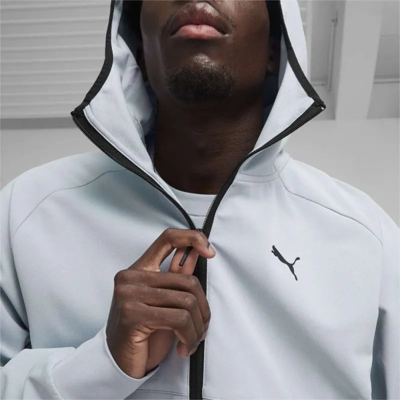PUMA Jackets Coats Men's Light Gray-4