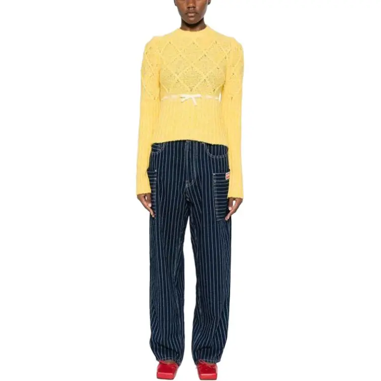 CORMIO Floral Embroidered Knitted Jumper-1