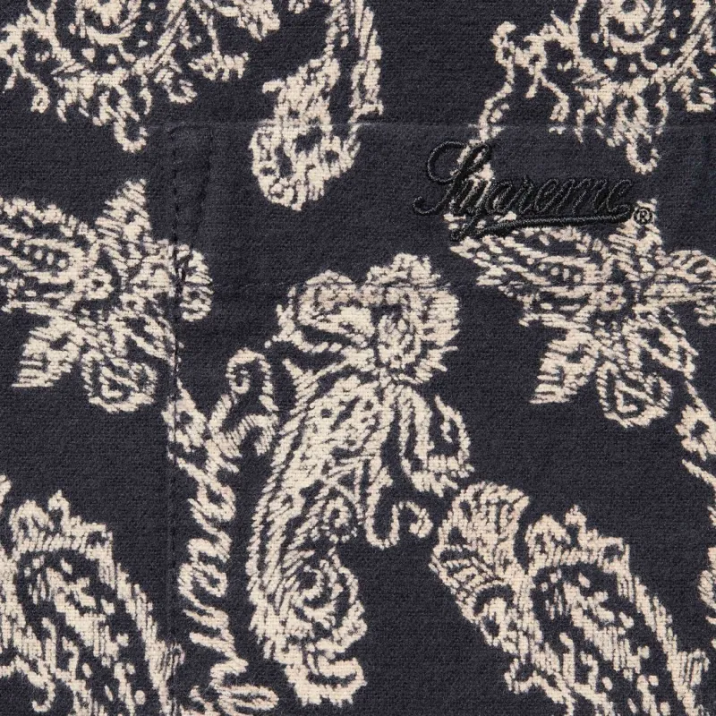 Supreme Paisley Flannel Shirt-1