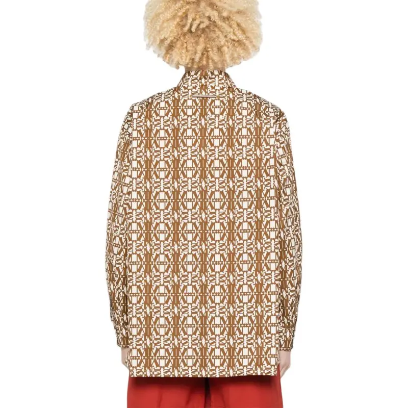 MaxMara Gallura All Over Patterned Blouse-2
