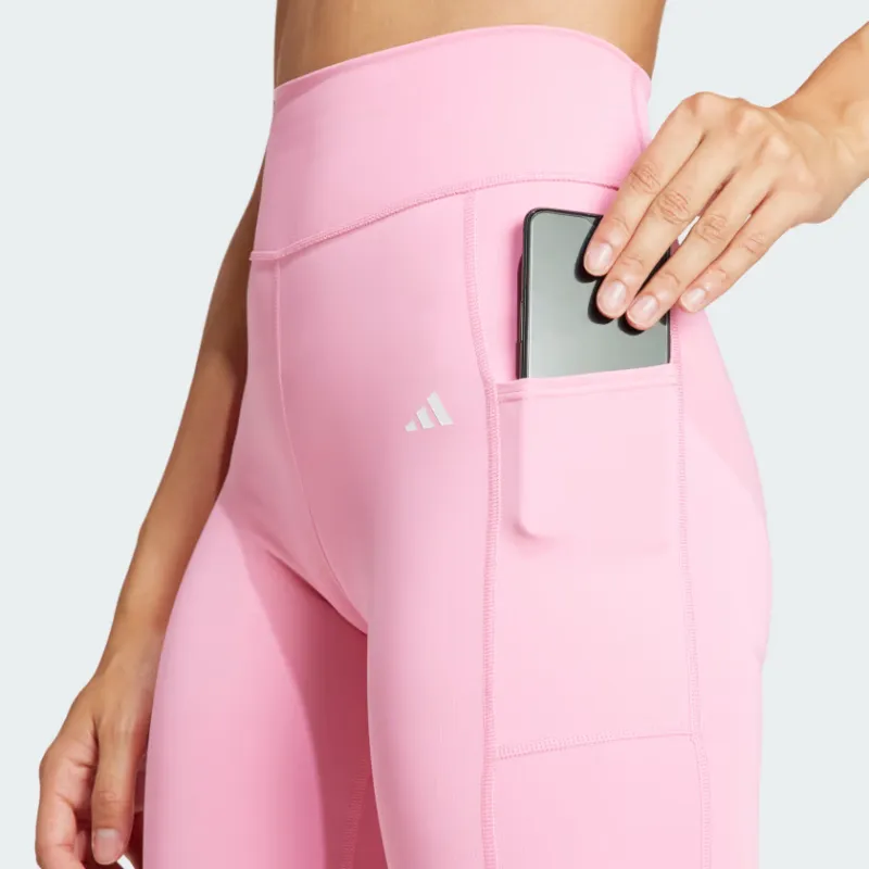 Adidas Opt St Hr 1/1 L Leggings Women's Pink-4