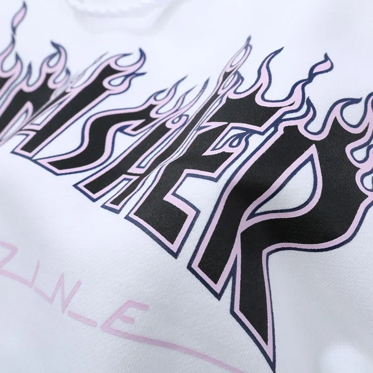 Thrasher Sweatshirts Unisex White-3