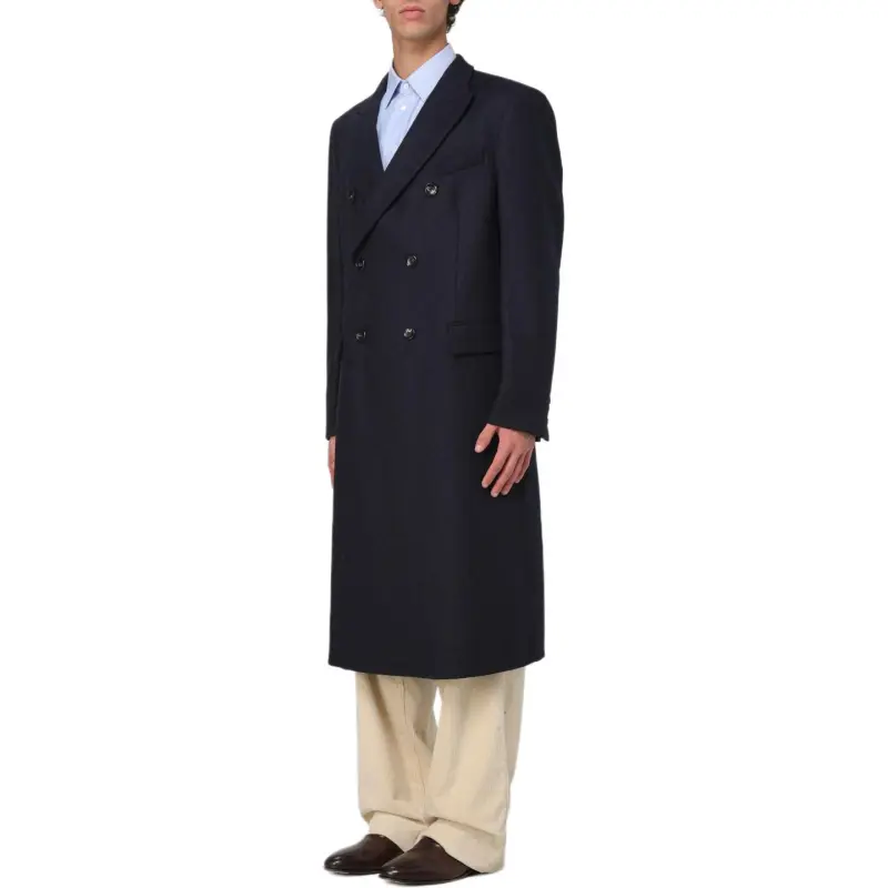 EMPORIO ARMANI Double Breasted Long Sleeved Coat-3