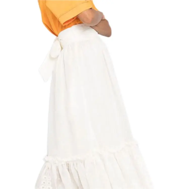 Zimmermann Casual Long Skirts Women's White-4