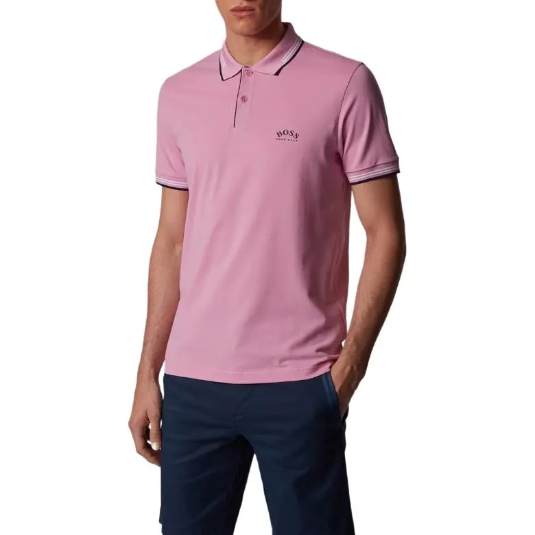 HUGO BOSS Polo Shirt Men's Pink-2