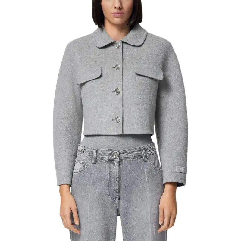 VERSACE Barocco Button-Up Cropped Jacket-2