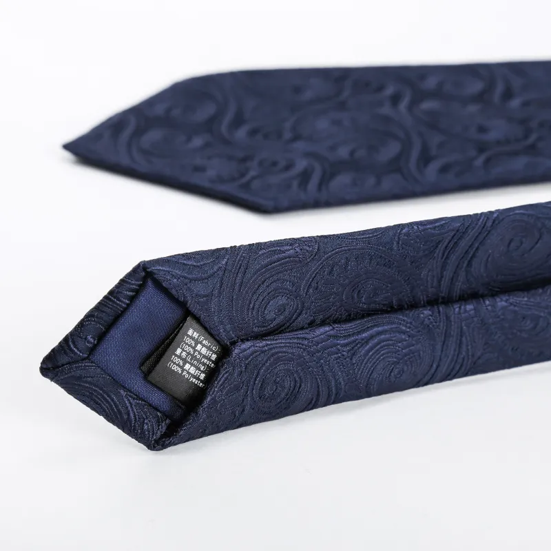 GOLDLION Polyester Ties Men's Blue-19