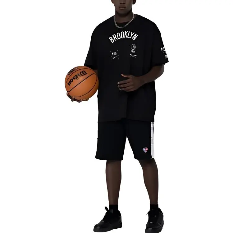 Nike T Shirts Men Black-2