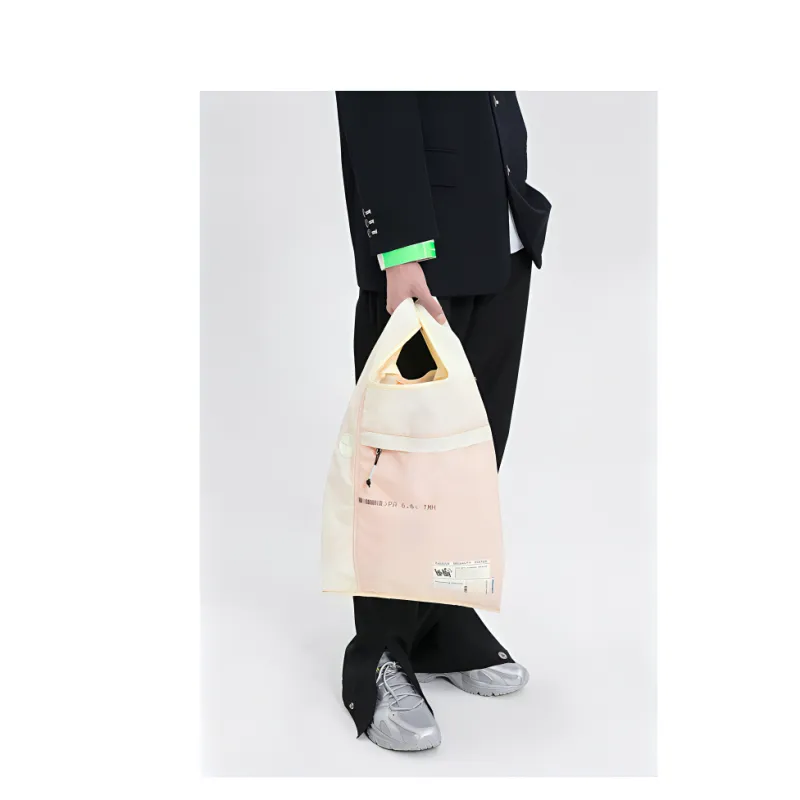 The MAD HATcher Polyamide Storage Pocket, Shopping Bag, One Shoulder Handbag Tubas Unisex-3
