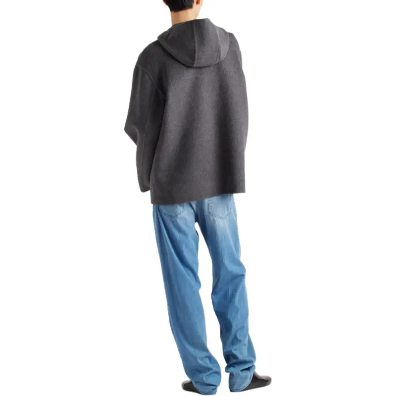 PRADA Wool Hoodie Jacket-2