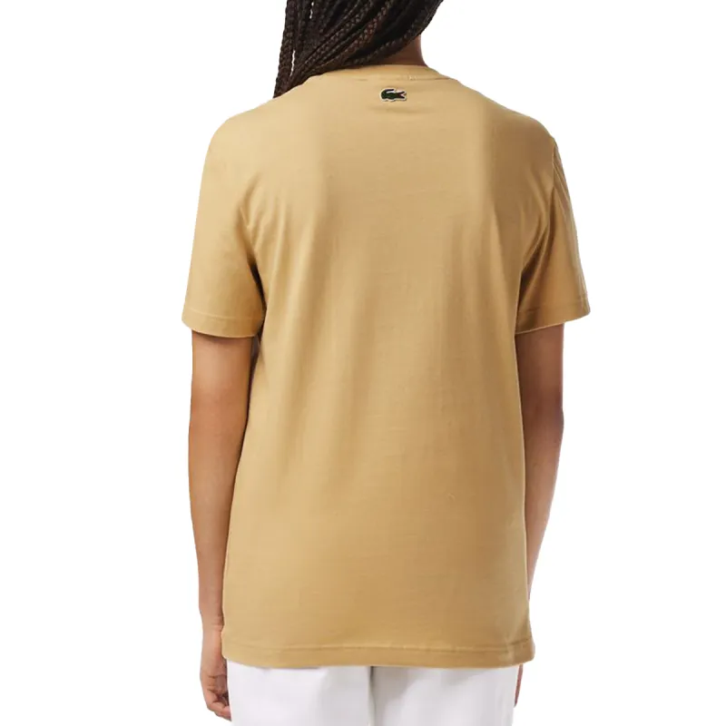 LACOSTE T Shirts Unisex Beige-2
