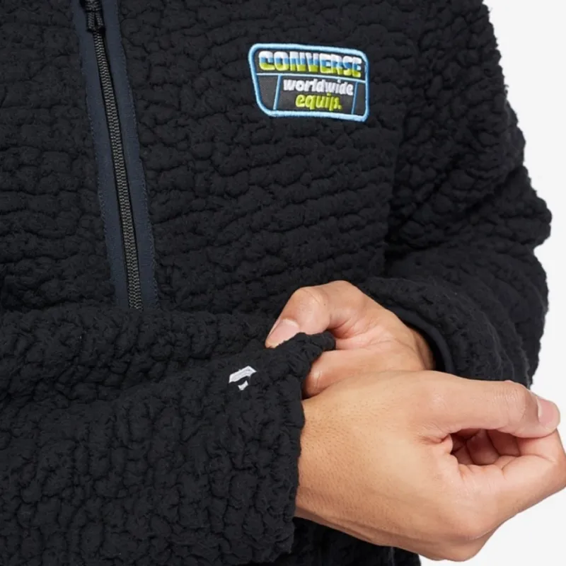 Converse Velvet Jackets Men Black-2