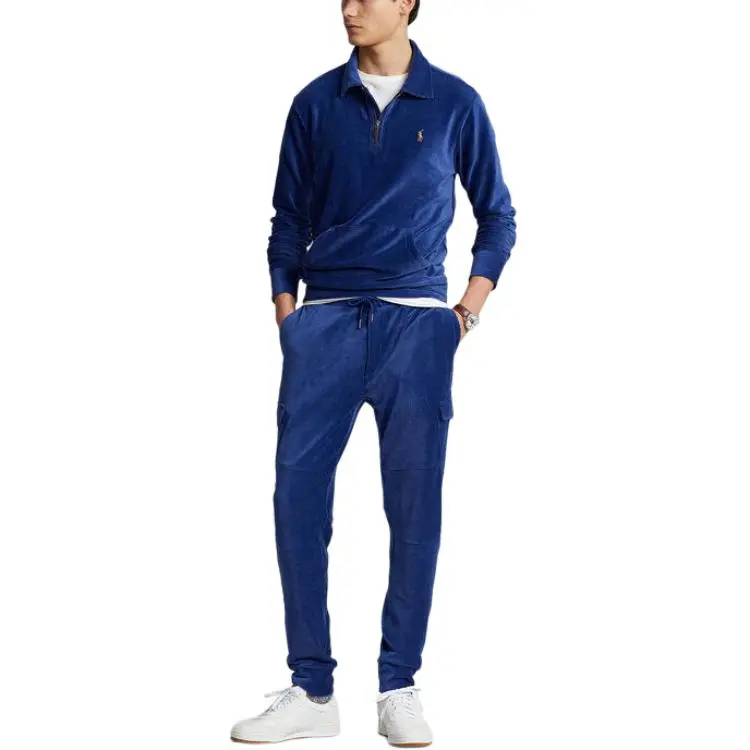 Polo Ralph Lauren Knitted Sweatpants Men Blue-2