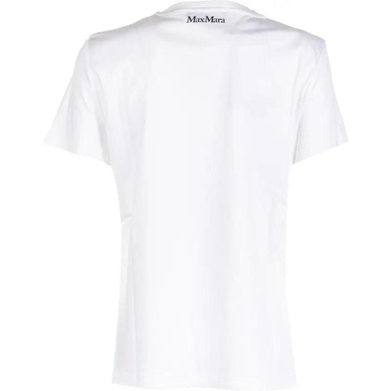 MaxMara Ring Floral Embroidered Crewneck T Shirt-1