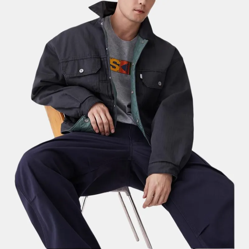 Levi's Silver Label Series Jackets & Coats Men's Smoke Gray-3