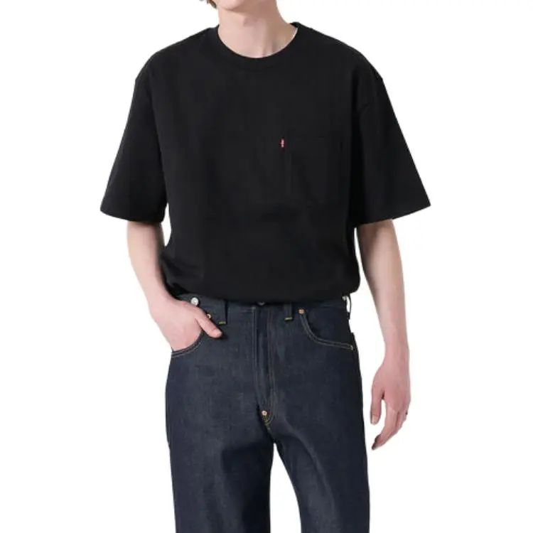 Levis T Shirts Men Black-2