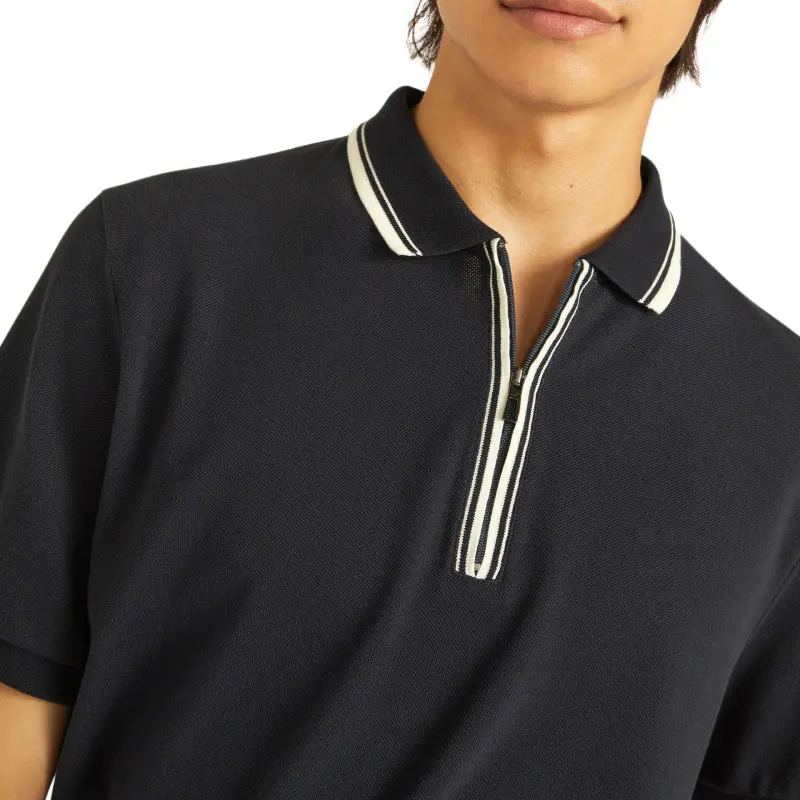 Loro Piana Zip up Polo Shirt-4
