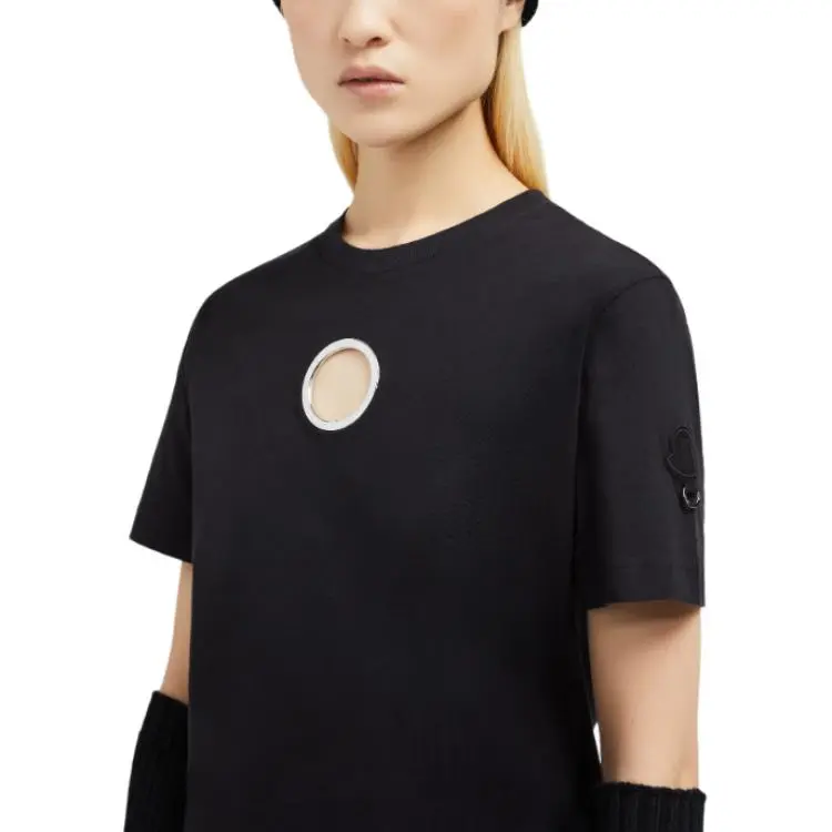 MONCLER GENIUS Moncler X Willow Smith Ring Detailed Crewneck T Shirt-4