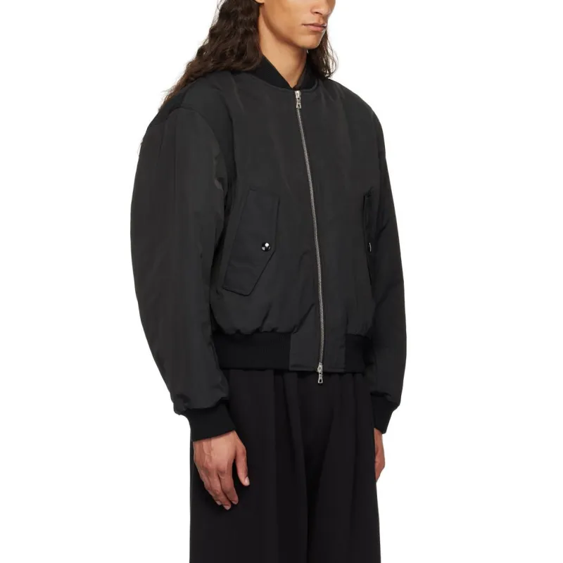 DRIES VAN NOTEN Zip Up Bomber Jacket-5