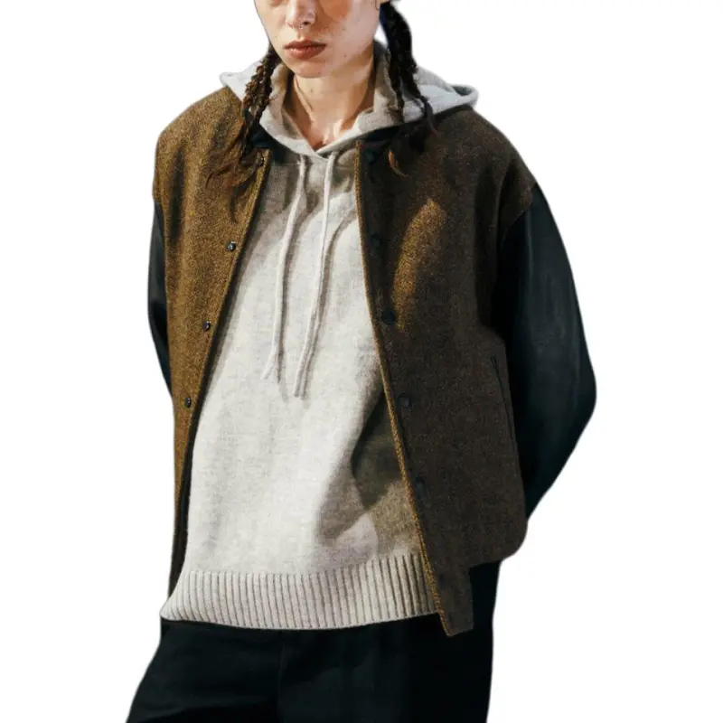 New Era Jackets Unisex Camel-3