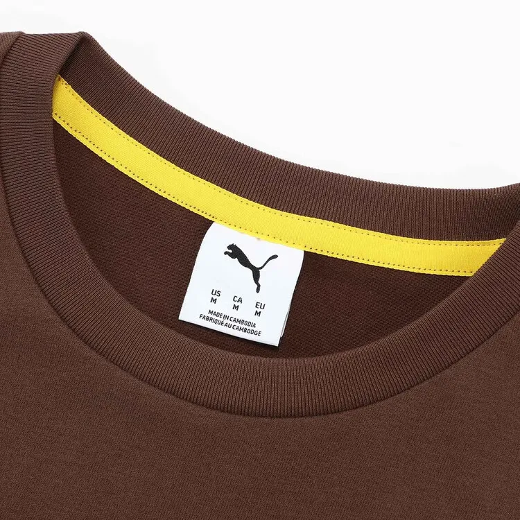 PUMA PORSCHE DESIGN PL STATEMENT GRAPHIC TEE T Shirt Men's Tan-4