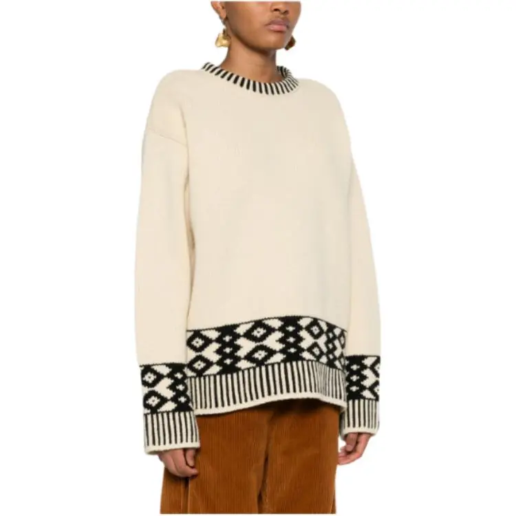 LOW CLASSIC Sweater Women's Cream-2