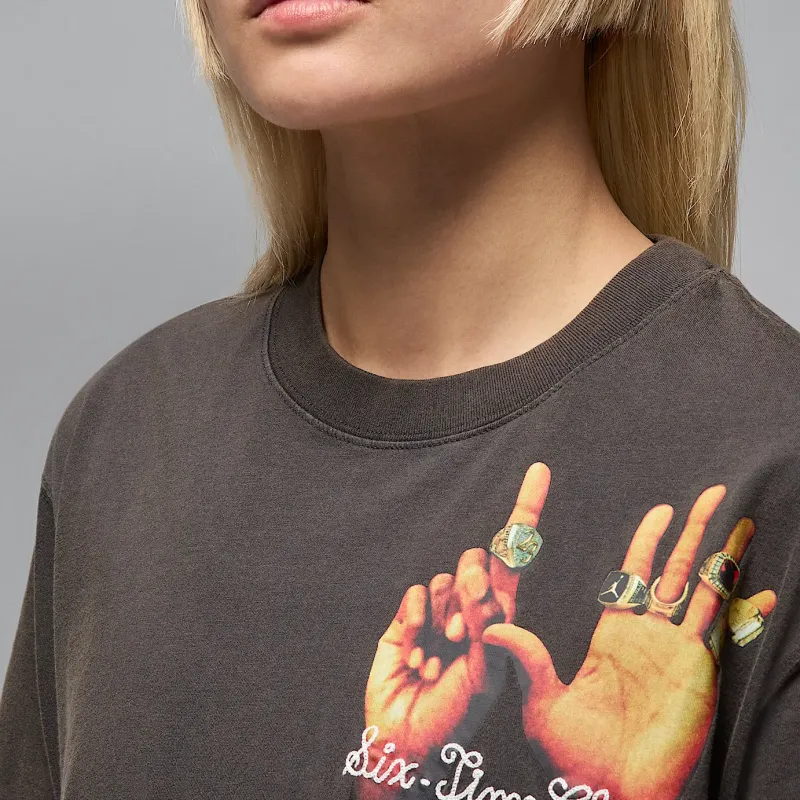 Jordan T Shirt Women's Light Brown-2