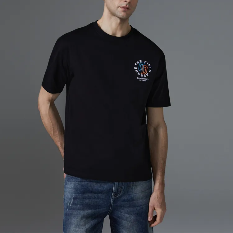 DKNY T-Shirts Men Black-3
