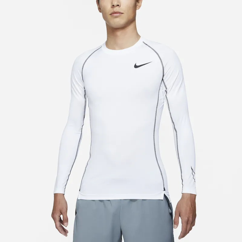 Nike Pro Dri FIT Workout Clothing Men's White-3