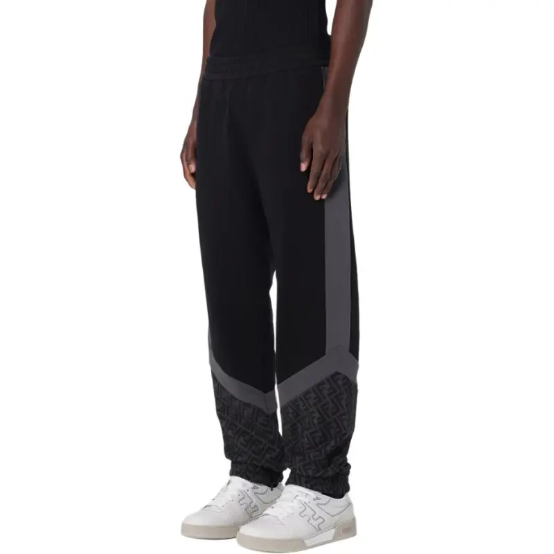 FENDI FF motif Track Pants-3