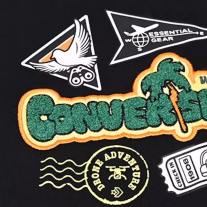 Converse City Escape T Shirts Unisex Black-4