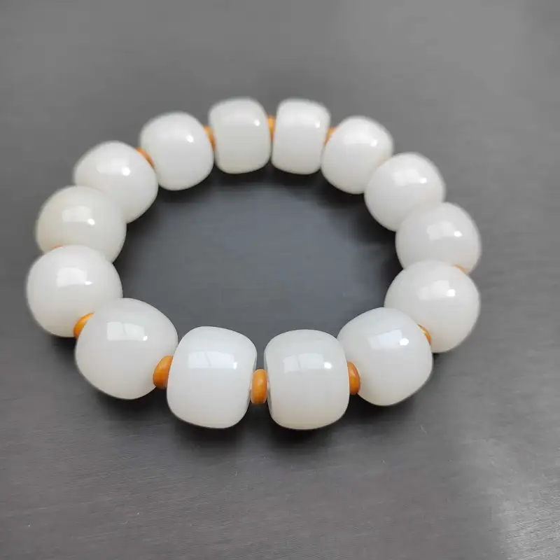 Gifts Golden Silk Jade Bracelets Men's-3