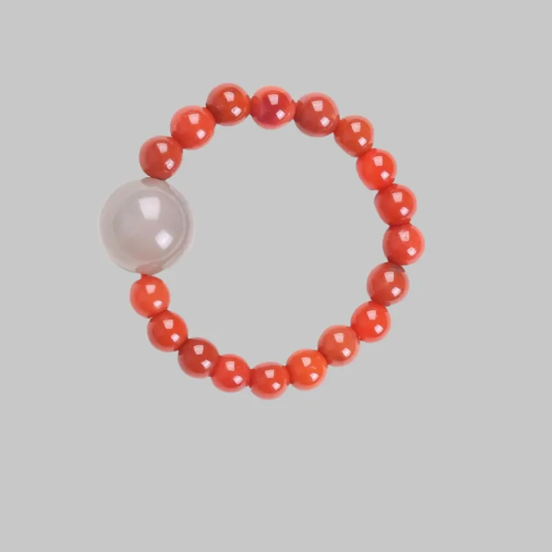 TIANTAISHAN Southern Red Agate Rings Unisex-1