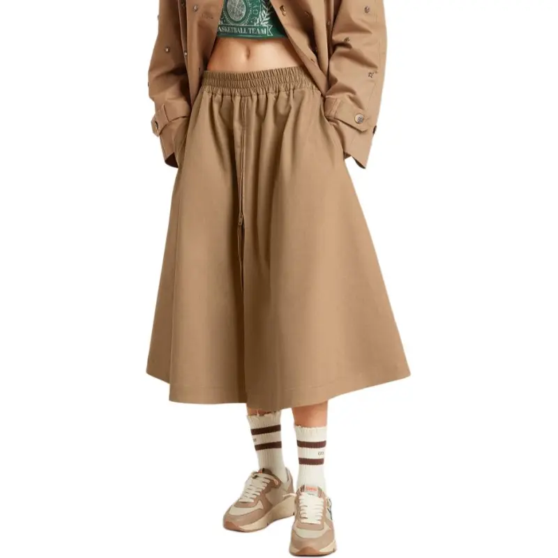 Golden Goose Morena Front Zip Midi Skirt-6