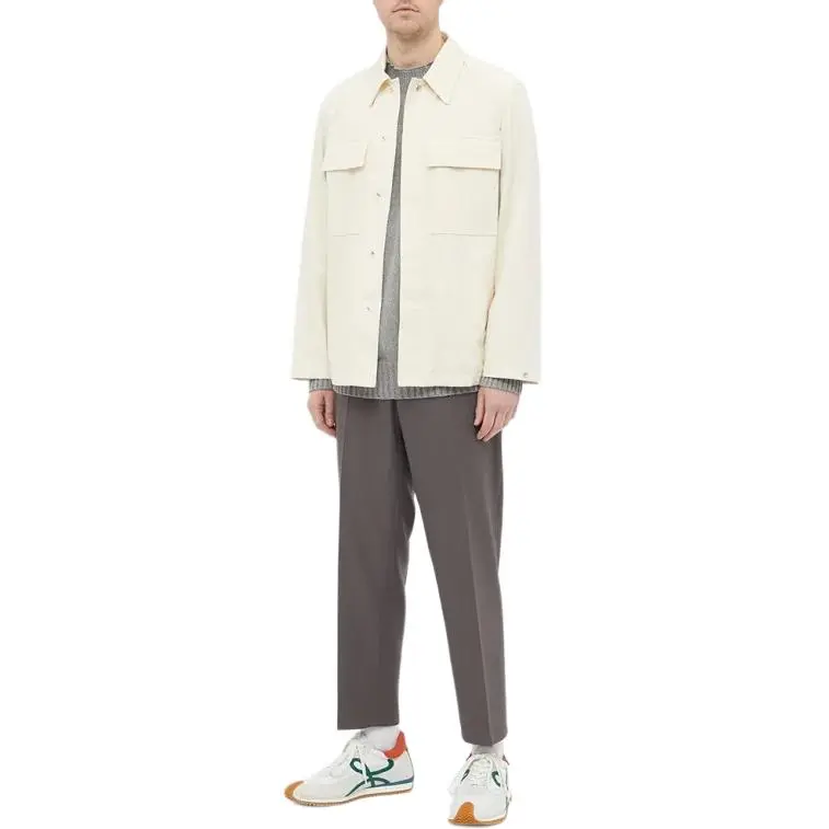 JIL SANDER Jackets Men Beige Yellow-4