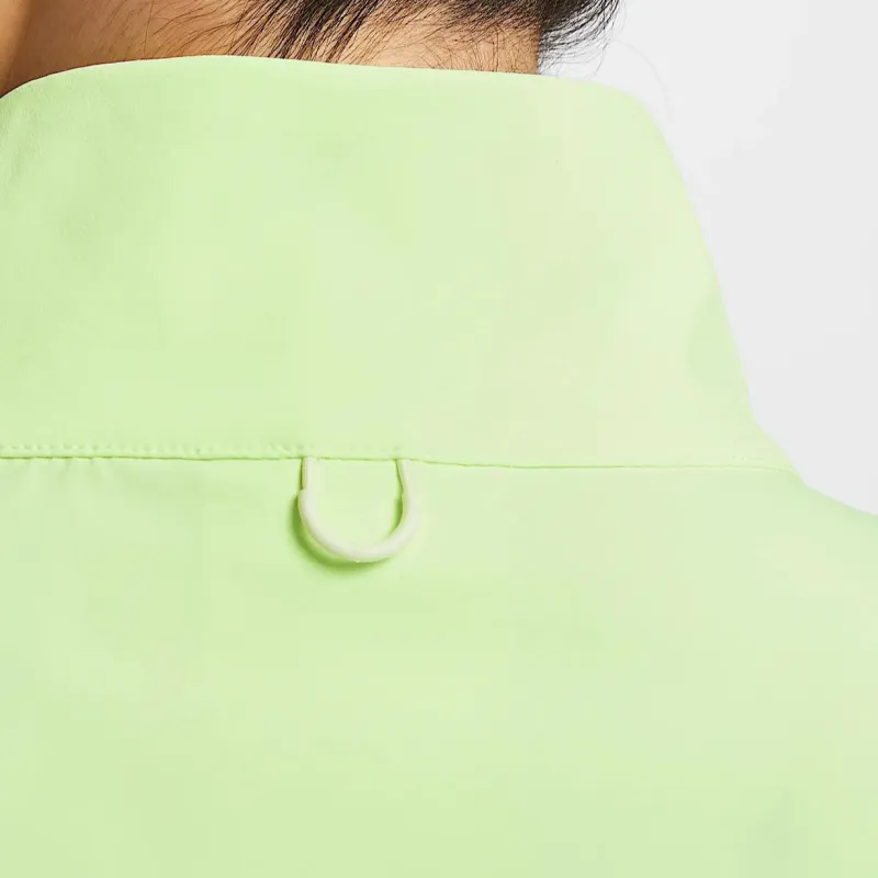 Nike Dri Fit Jacket Women's Fluorescent Yellow Green-3