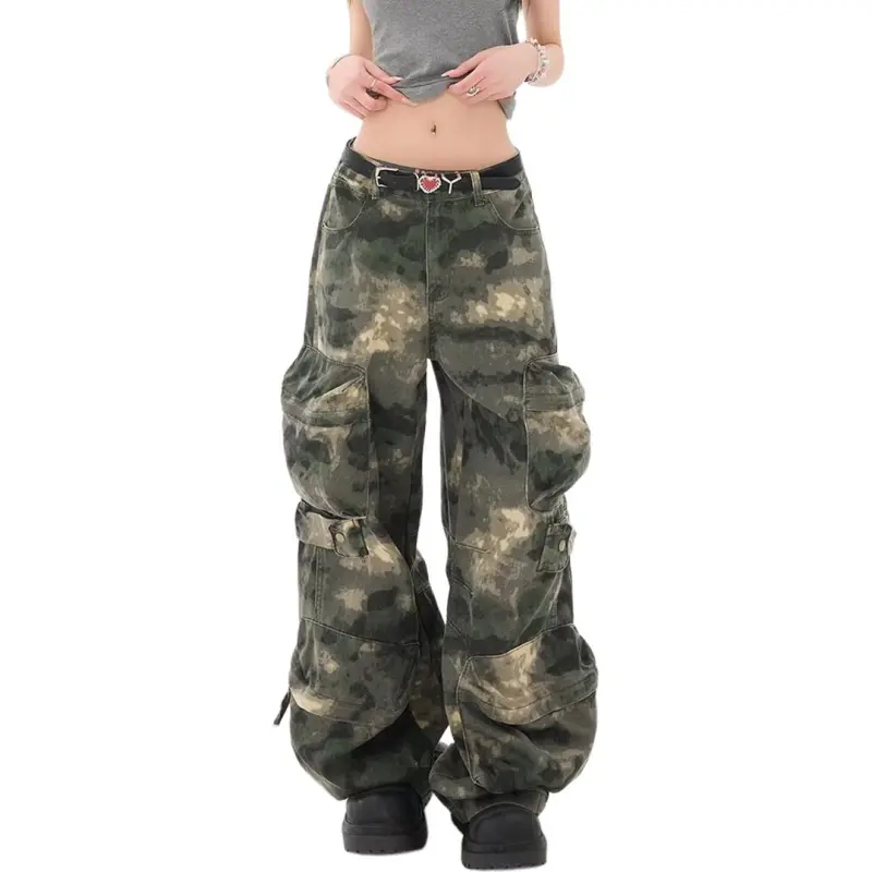 NHZN Jeans Women's Camouflage-2