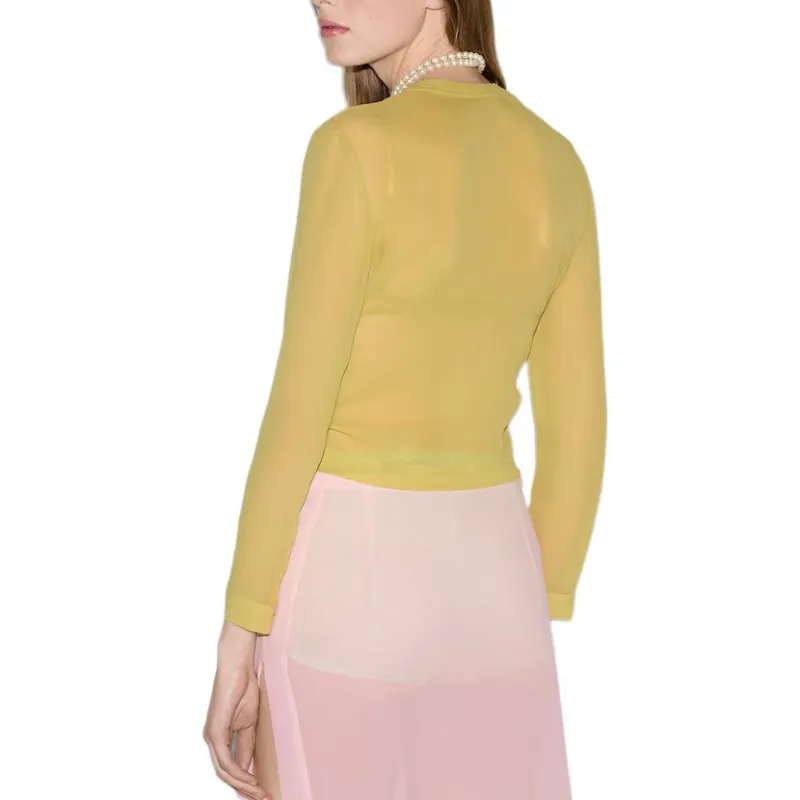 GUCCI SS25 Knitwear Women's Yellow-2