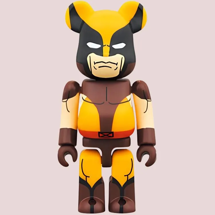 BE@RBRICK X Marvel X-Men Wolverine Brown Ver.-3