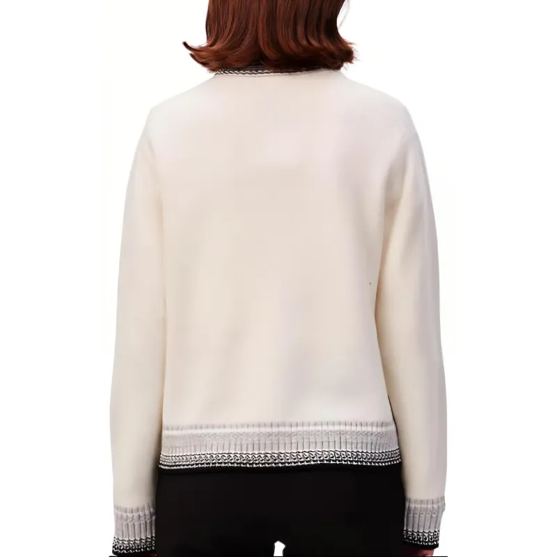 HAZZYS Sweater Women's Beige Yellow-3