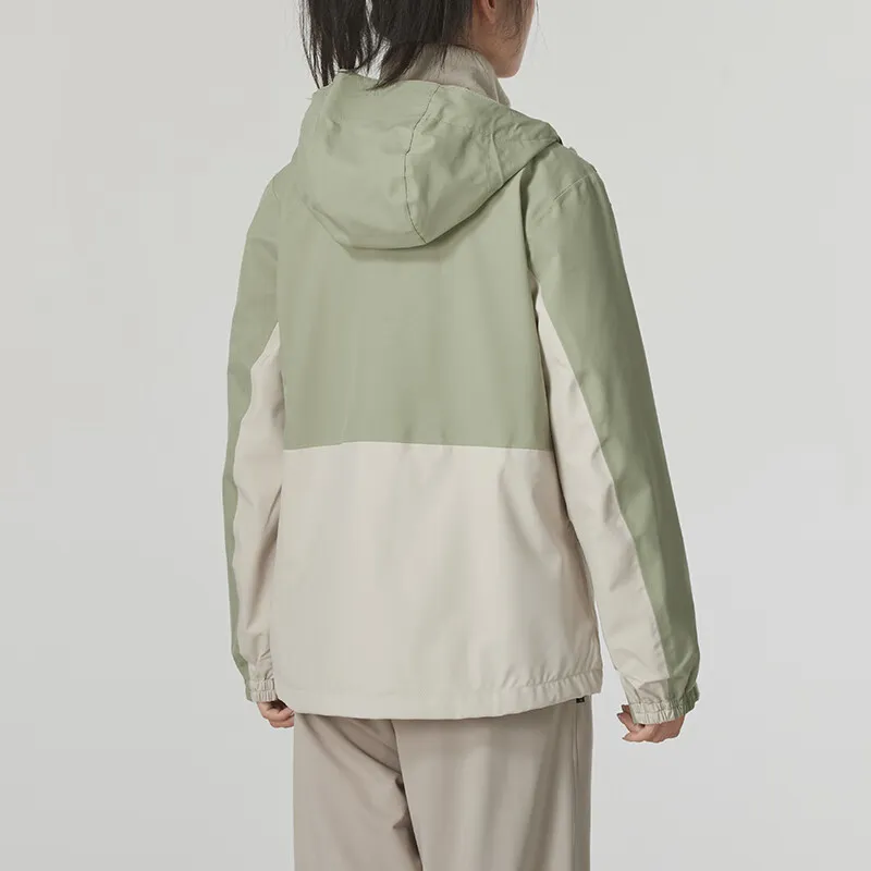 Columbia 2024 Fall Waterproof Thermal Windproof Breathable Windbreaker Jacket Women's Green-2