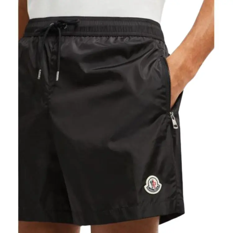 Moncler Logo patch Swim Shorts-4