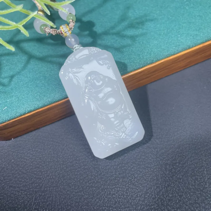 BUDOUXIAOAI Hetian Jade Pendants White Jade/Pale Greenish White Jade Women's-1