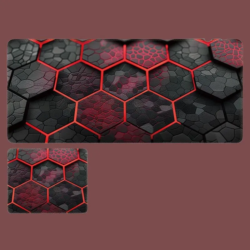 SHIBADU Rubber+Ji Fine Cloth Surface Tech Style Ergonomic Gaming Keyboard Pad Laptop Desk Pad For FPS Mouse Pads-10