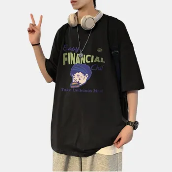Tonlion Regular T-Shirt Men's Black