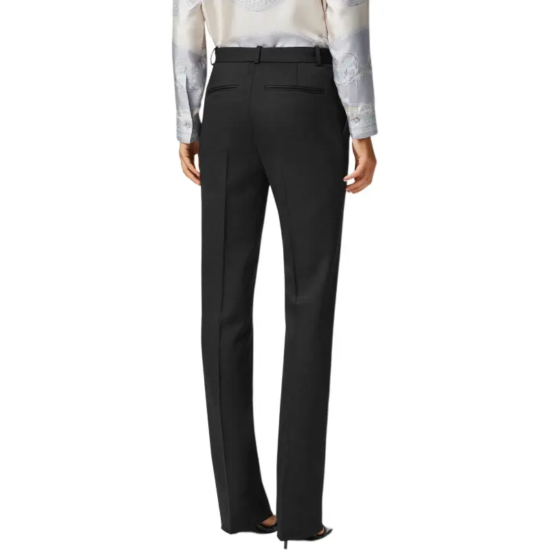 VERSACE Safety Pin Cut Out Detailed Trousers-3