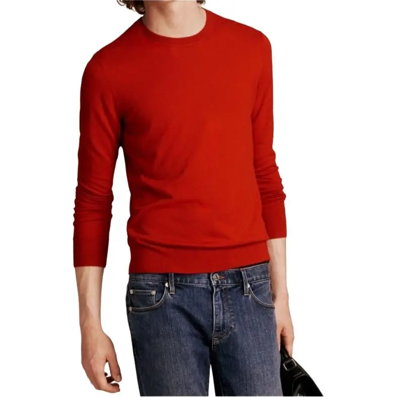 Burberry Sweaters Men Red-1