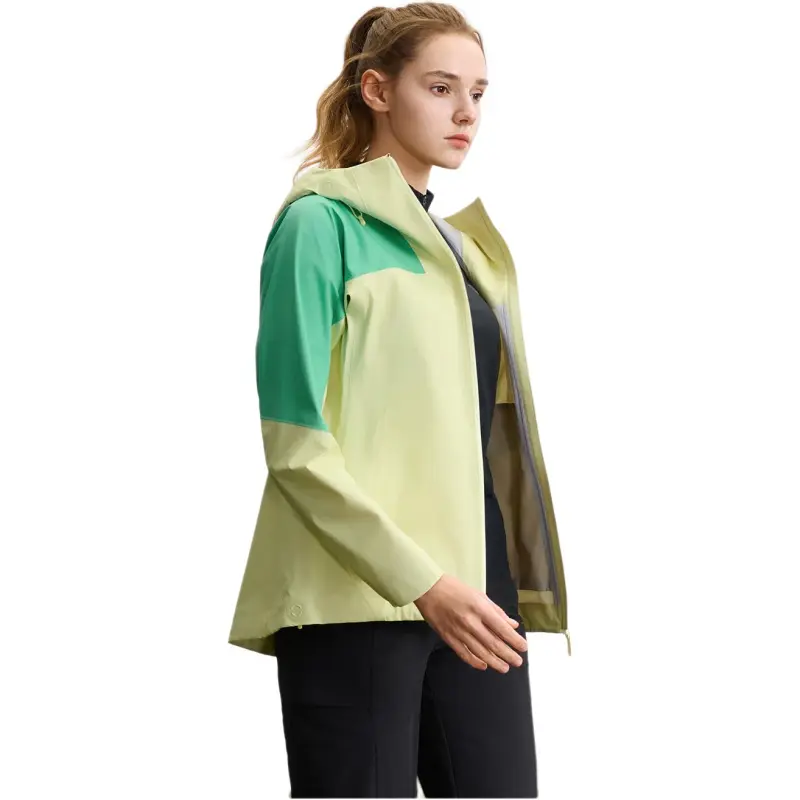 FILA EXPLORER SS25 Waterproof And Warm Windbreaker Jacket Women's Tender Shoot Yellow YE-2