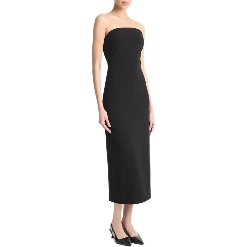 VINCE Sleeveless Dress Women's Black-2