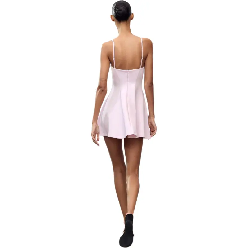 ZARA Slip Dresses Women's Pink-2